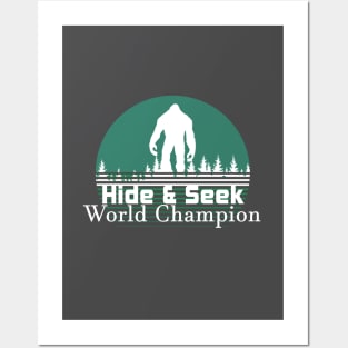 Hide and Seek World Champion Bigfoot Posters and Art